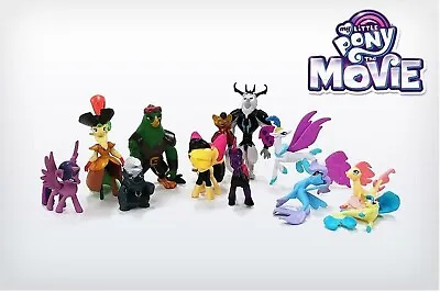 My Little Pony Movie Friendship Is Magic Pony 3 Cake Toppers Set Of 12 Figures • £5.99