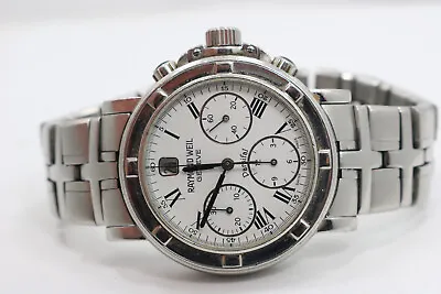 Raymond Weil Parsifal 7231 Mens Chronograph Automatic Watch Stainless Steel • $995