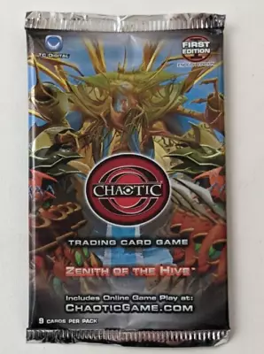 Chaotic TCG Zenith Of The Hive Booster 1st Edition NEW Sealed First Illexia Pack • $14.99