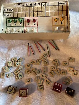 Vintage Baseball Table Game Hand Made. Must See • $19.99