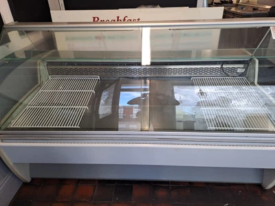 £180 • Buy Commercial Stainless Over Serve Counter Display Fridge Chiller Butcher Meat