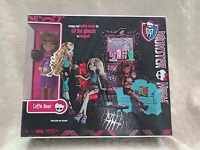 Monster High Clawdeen Wolf Doll Coffin Bean Coffee House Playset 2011 NIB • $72