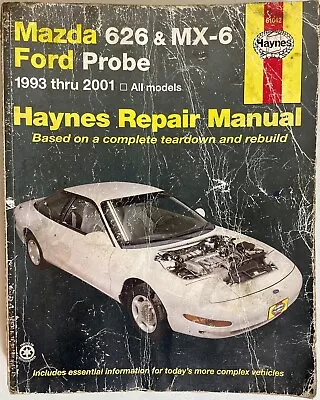 Haynes 61042 Manual 1993-2001 Mazda 626 & MX-6 Ford Probe All Models - Ugly • $4.95