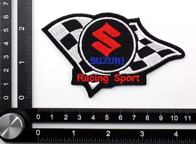 SUZUKI RACING SPORT EMBROIDERED PATCH IRON/SEW ON~4-1/8 X 2-1/2  MOTOR GP GSX-RR • $7.99