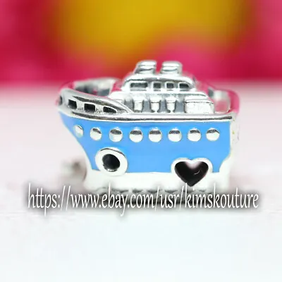 $40 • Buy Authentic Anchored Cruise Ship Sterling Silver 792198C01 Charm