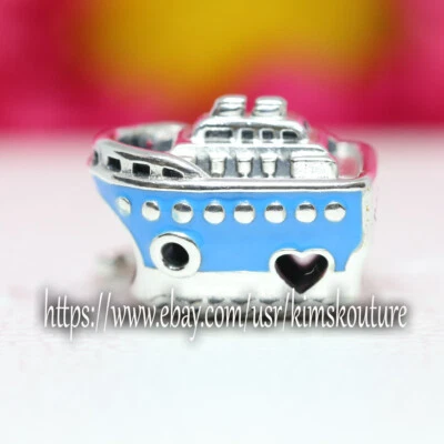 $40 • Buy Authentic Anchored Cruise Ship Sterling Silver 792198C01 Charm