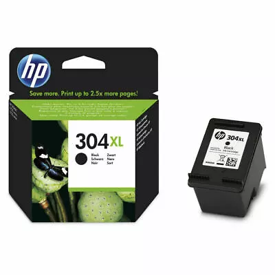 Genuine HP 304XL Black Ink Cartridge For DeskJet 3720- 3760 Envy5020- 5032 • £25.72