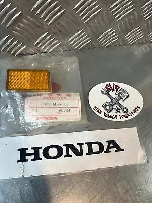 Sealed Honda L Fr. Reflex Reflector 33741-mb0-003  V45 Magna V45 Sabre V65 Magna • $64.99