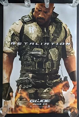 2013 G.I. Joe: Retaliation Original Movie Poster - 27x40 Rolled In Sleeve D/S • $19.99