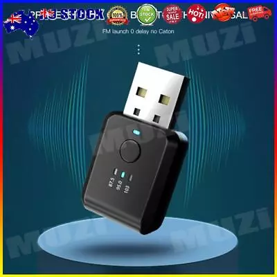 FM01 Bluetooth-Compatible 5.1 Receiver Wireless Car Radio USB FM Transmitter Kit • $9.60