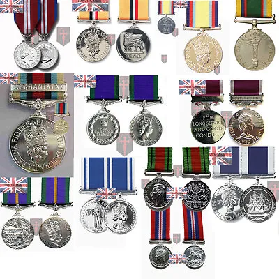 Large Selection Of Official Miniature Medals With Ribbon ( WW2 Diamond Platinum • £8