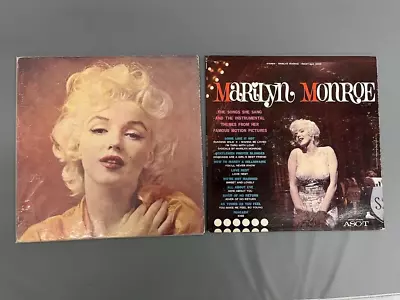 Rare Marilyn Monroe LP Legends & Songs She Sang Sings Talks Sexy Photos Lot Of 2 • $26.36