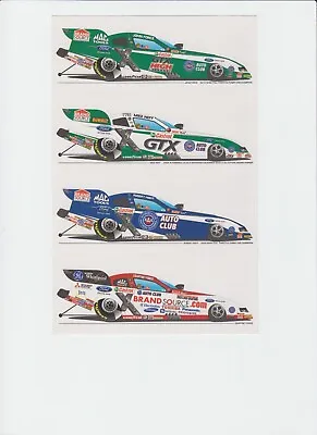 John Force Racing Team Car Sticker Set • $19.99