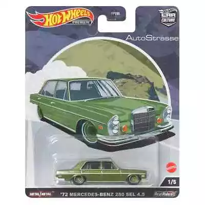 Hot Wheels Autostrasse 1972 Mercedes-Benz 280 SEL 4.5 1/5 Premium • $6.99