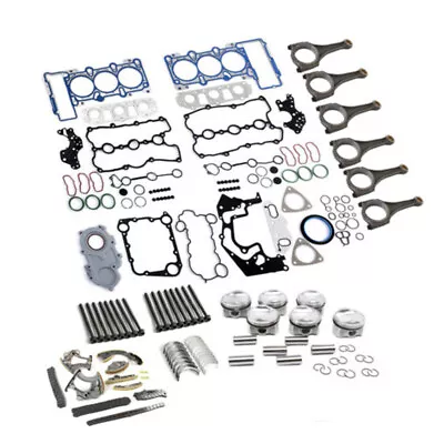 For AUDI 3.0T Engine Overhaul Rebuild Kit & Timing Chain Set & 6X Connecting Rod • $611.97