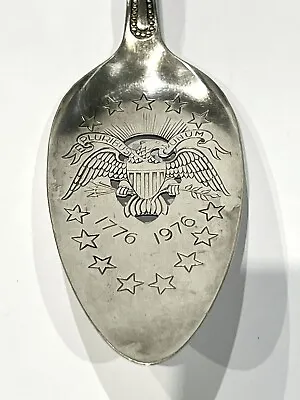 Bicentennial 1776-1976 Patriotic Cake Server Oneida Community Silverplate • $16.98