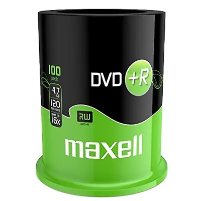 1 X Maxell DVD+R 4.7GB 100 Pack • £23.99