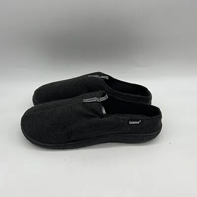 ISOTONER PillowStep Comfort Hoodback Women's Slippers Memory Foam Dark Gray • $14.99