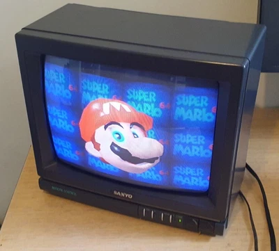$129 • Buy SANYO CPP 3011V 34cm/14in Colour TV For Retro Gaming E.g N64 PS1 Composite & RF