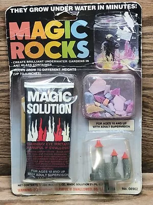 RARE NEW 1988 Craft House Avalon MAGIC ROCKS Under Water Castle #08902 NOS Vntg • $46.93