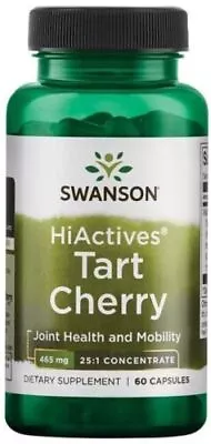 Swanson HiActives Tart Cherry Boost Joint Comfort & Movement | 465mg 60 Capsules • £10.99