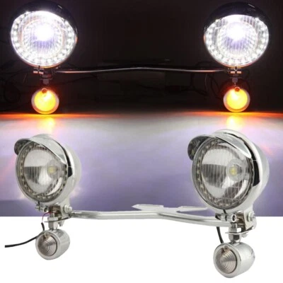 $95.99 • Buy Passing Signal Light Bar For Yamaha V-Star XVS 650 950 1100 1300 XV 1600 1700