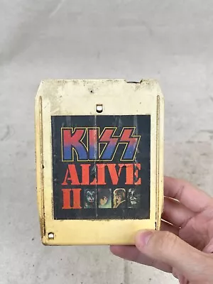 Vintage Kiss Alive II Classic Rock Album 8-Track Cartridge Untested • $4.95