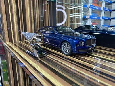 1/18 Diecast Bentley Mulsanne Speed Blue Kyosho Scale Model Car • $359.99