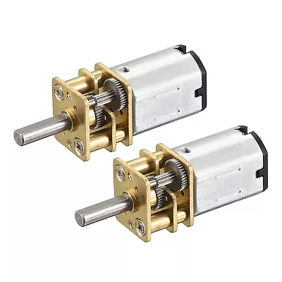 2pcs Micro Speed Reduction Gear Motor DC 6V 1000RPM With Full Metal Gearbox • $15.95