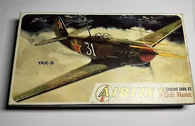 Airfix YAK-9 Kit No. 1204-50 Vintage Model Plane Kit • $10.99