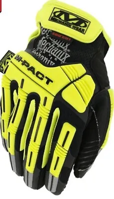 Mechanix Wear Cut Resistant M-PACT D5 High Visibility Work Gloves XL • $24.99