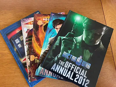 Doctor Who The Official Annuals 2008 2009 2010 2011 & 2012 • £12