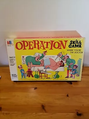 Vintage 1965 OPERATION Smoking Doctor Board Game Milton Bradley  • $14.99