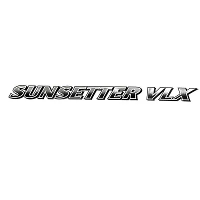 Malibu Boat Emblem Decal Sticker 5939403 | Sunsetter VLX 27 1/2 X 2 Inch • $50.24