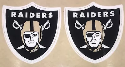 LAS VEGAS OAKLAND Raiders Football Helmet Decals (1) Pair FULL Size 3M 20MIL • $18.99