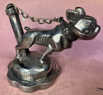 Chained Bulldog  Mascot Radiator Cap 1922 Model T Ford Mack Renault Cadillac • $725