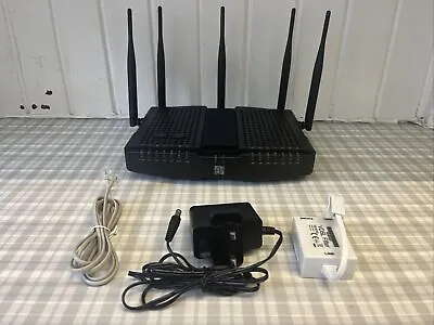 £5 • Buy KASDA Network KW6262 Wireless WiFi Modem Router 5x External Antenna