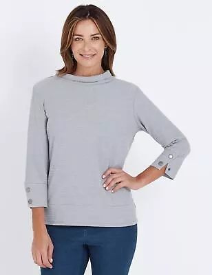 $22.13 • Buy W.Lane Textured Stud Detail Top Womens Clothing  Tops Tunic