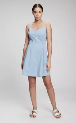 Gap Dress Fit & Flare Dress Summer Vacation Dress BLUE BLACK OR PINK NEW-XS-XL • $25.15