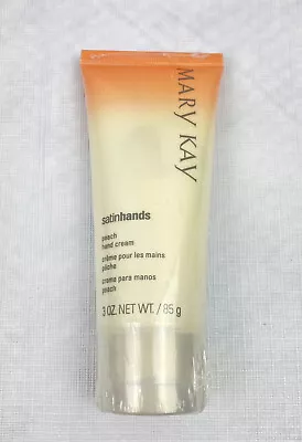 Mary Kay Satin Hands Peach Hand Cream 3 Oz. New Sealed Discontinued • $24.99