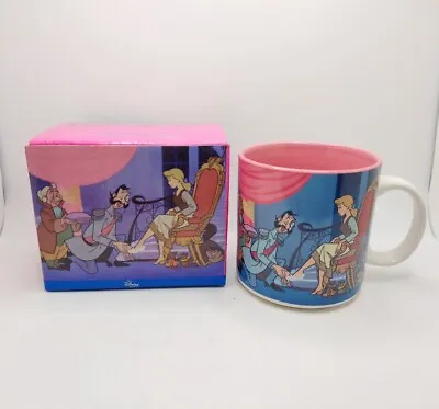 Vtg Disney Store Cinderella And Step Sisters Collectible Mug 1990s New In Box • $24.99