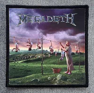 Megadeth Youthanasia Sublimated Printed Patch | American Thrash Metal Band Logo • $6.99