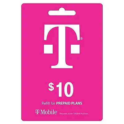 T-Mobile  Prepaid $10 Refill Top-Up FAST Direct Refill To Your Mobile Number ! • $12.75