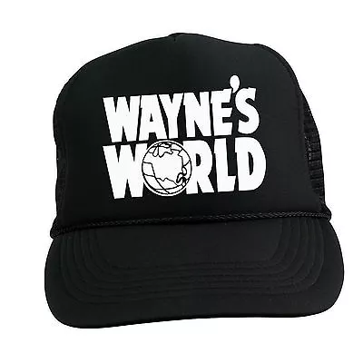 WAYNE'S WORLD HAT HALLOWEEN COSTUME Snapback Mesh TRUCKER CAP 90s 80s Garth • $12