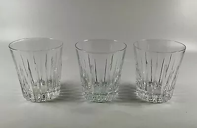 SET OF 3 LEAD CRYSTAL WHISKEY GLASSES Sh14 • £10.99
