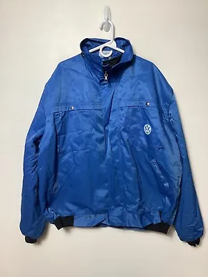 Vintage Volkswagen Beaver Nylon Quilt Liner Employee Jacket Size XXL • $85