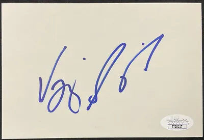 VIJAY SINGH Signed Autographed 4x6 Index Card PGA Masters Champion JSA TT20217 • $39.50