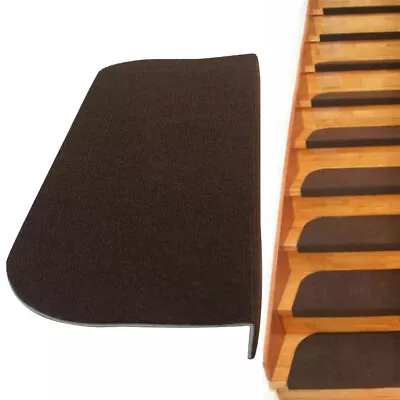 $45.07 • Buy 13pcs Non-Skid Stair Treads Mat Carpet Cover Protection Pad Washable 21.7*9.5''