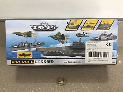 DeAO TOYS AIRCRAFT CARRIER Military Super Army Toy Action Play Set Navy  • £9.99