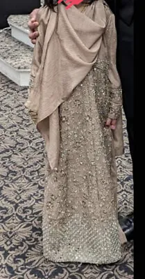 £20 • Buy Pakistani Wedding Occasion Dress Anarkali Sheesha Work Silver 